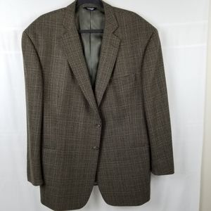 Botany 500 vintage lambswool plaid sport c…